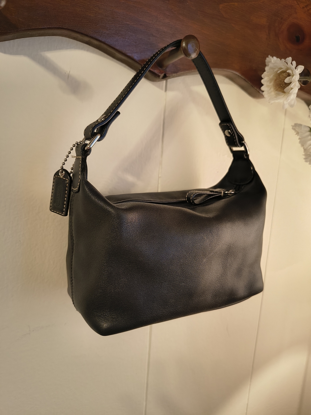 Coach Y2K Mini Bag Black Leather Vintage Leatherware - Picture 4 of 7